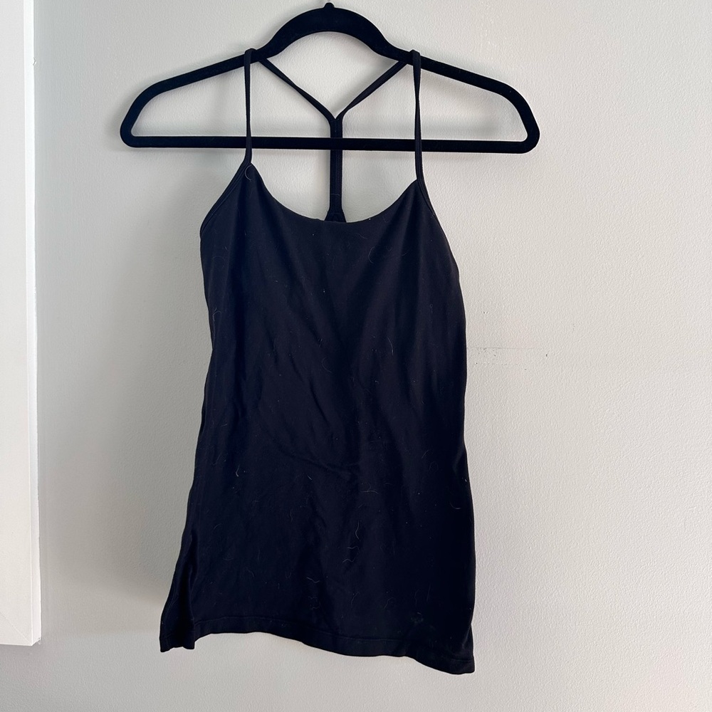 Lululemon Black Thin Razorback Women's Top
